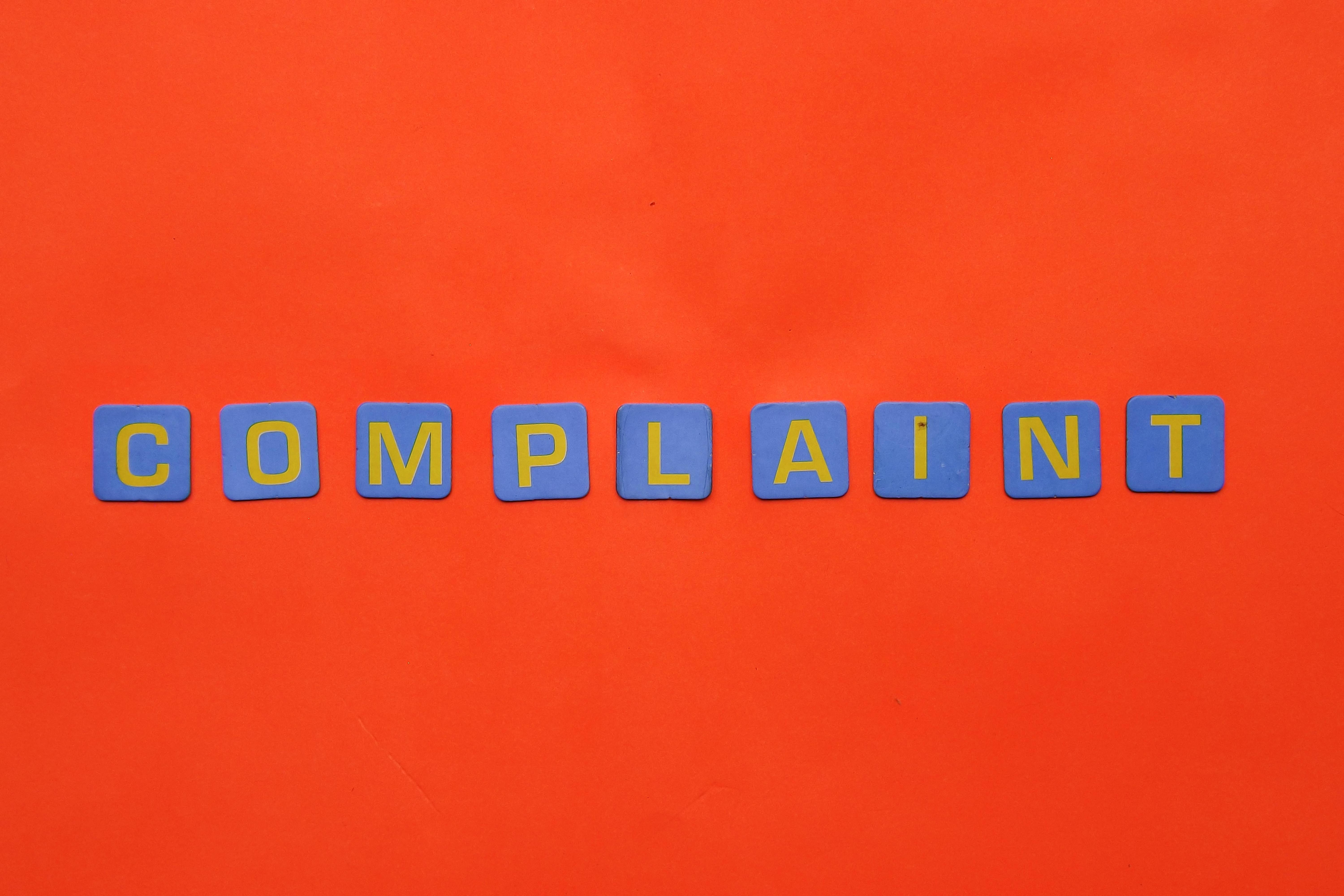 Complaints Banner